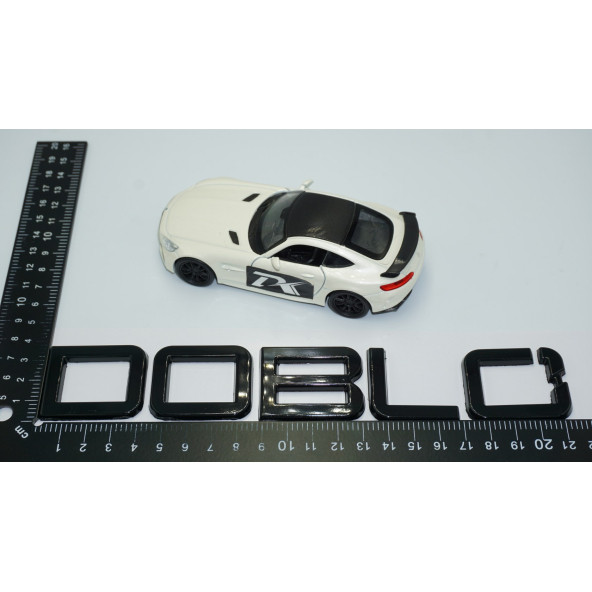 DK Tuning Fiat Doblo Yeni Nesil Bagaj Siyah ABS 3M 3D Yazı Logo Amblem - 4
