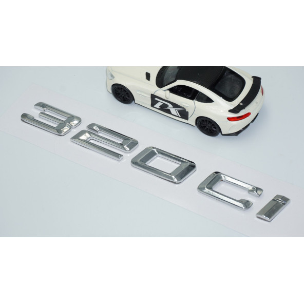 DK Tuning 320Ci Bagaj Krom Metal 3M 3D Yazı Logo Bmw İle Uyumlu - Resim 3