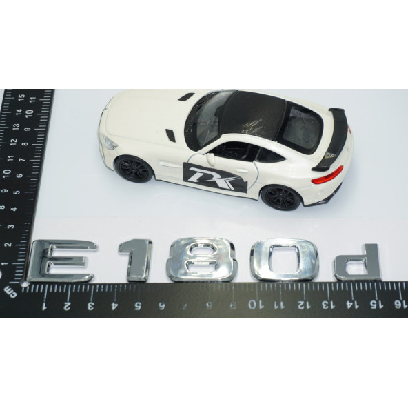 DK Tuning E180d Bagaj Krom ABS 3M 3D Yazı Logo Benz İle Uyumlu - Resim 4