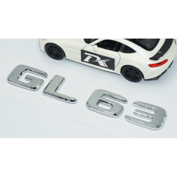 DK Tuning GL63 Bagaj Krom ABS 3M 3D Yazı Logo Benz İle Uyumlu - 3