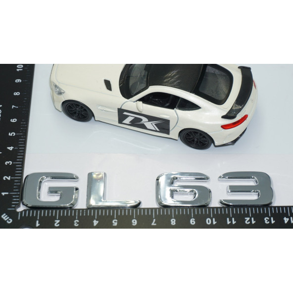 DK Tuning GL63 Bagaj Krom ABS 3M 3D Yazı Logo Benz İle Uyumlu - 4