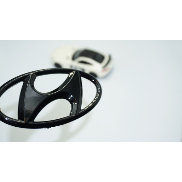 DK Tuning Accent Parlak Siyah Ön Panjur Logo Hyundai İle Uyumlu