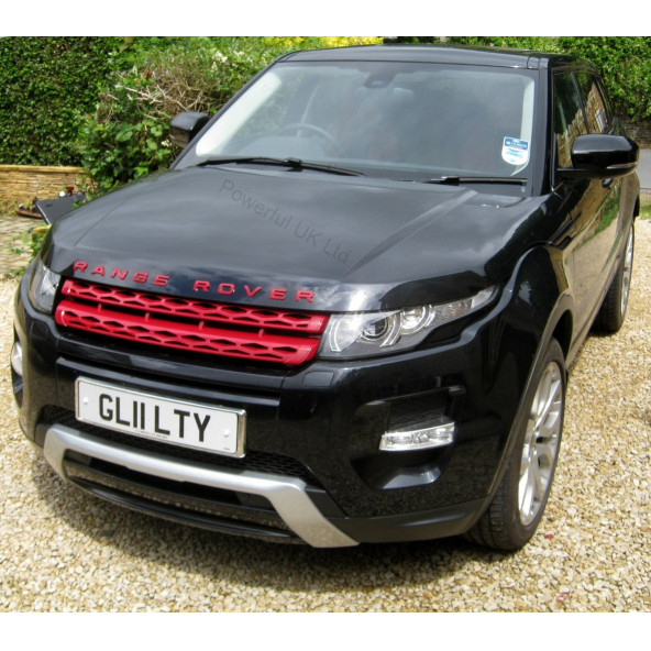 DK Tuning Land Rover Range Rover Kaput Ve Bagaj Kırmızı Yazı Logo - 5