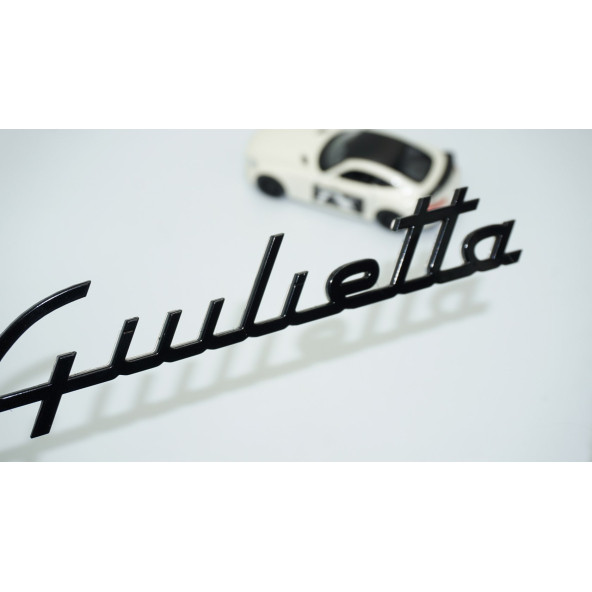 DK Tuning Giulietta Siyah ABS Bagaj Yazı Logo Alfa Romeo İle Uyumlu