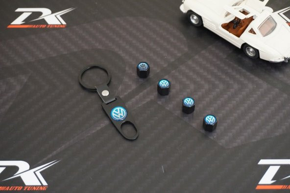 Volkswagen Logo Anahtarlık Sibop Kapağı Seti - 2