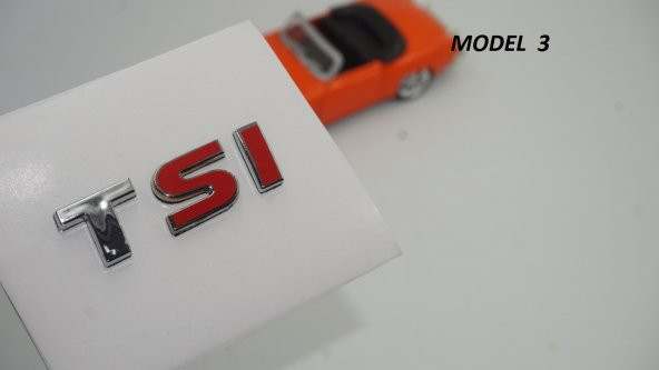 Volkswagen TSİ Bagaj Krom ABS 3M 3D Logo Amblem - 3