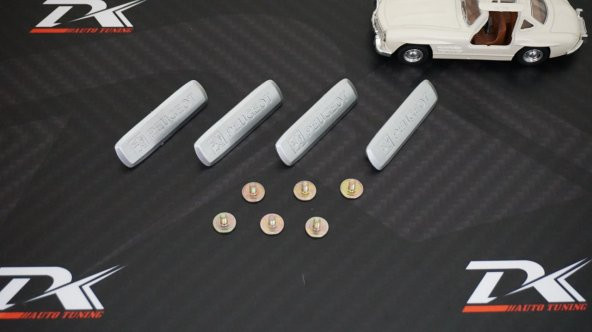 Peugeot Logo Krom Metal Paspas Vidalı Logo 4 Lü Set - 2