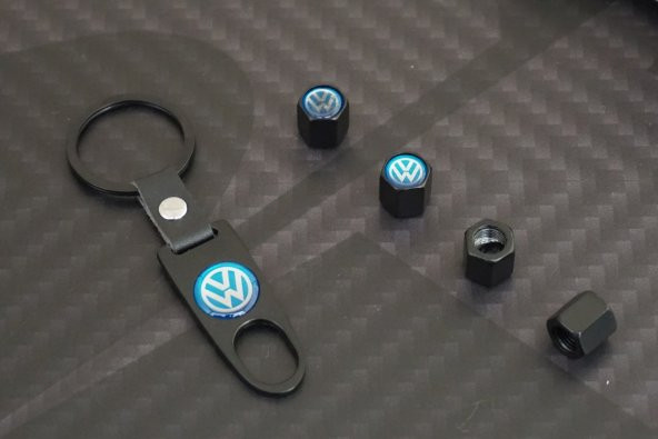 Volkswagen Logo Anahtarlık Sibop Kapağı Seti - 4