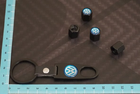 Volkswagen Logo Anahtarlık Sibop Kapağı Seti - 5
