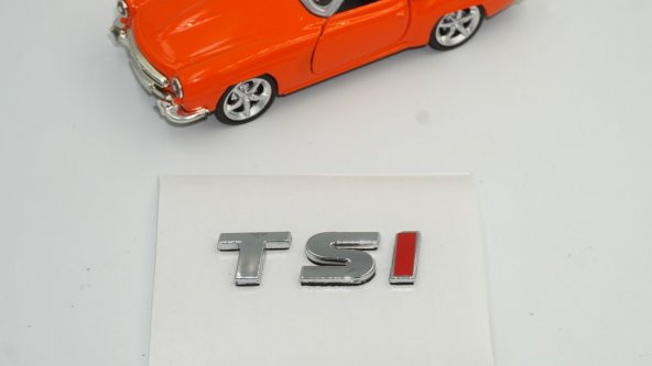 Volkswagen TSİ Bagaj Krom ABS 3M 3D Logo Amblem - 6