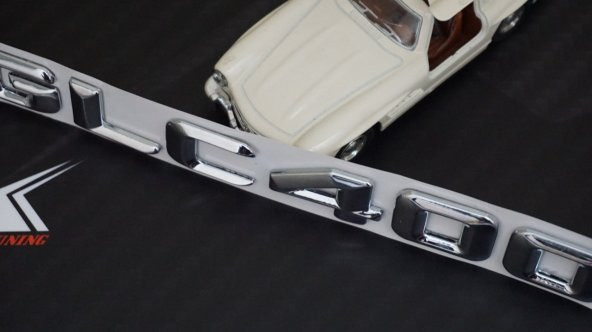 GLC400 Bagaj Krom Metal 3M 3D Yazı Logo - 5