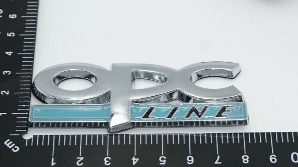 Opel OPC Line Krom Metal 3M 3D Bagaj Logo Amblem - 4