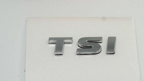 Volkswagen TSİ Bagaj Krom ABS 3M 3D Logo Amblem - 9
