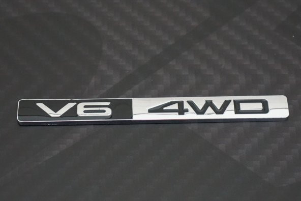 Toyota Avensis RAV4 Camry V6 4WD Krom Bagaj Yazı Logo OEM Ürün - 3