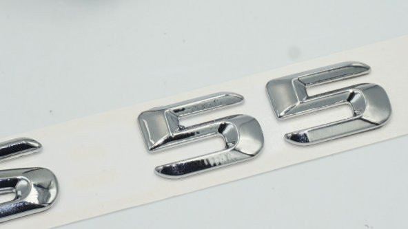 CLS 55 Bagaj Krom Metal 3M 3D Yazı Logo - 5
