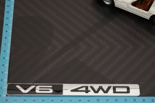 Toyota Avensis RAV4 Camry V6 4WD Krom Bagaj Yazı Logo OEM Ürün - 4