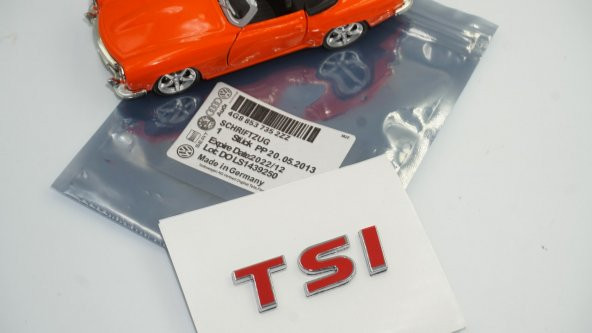 Volkswagen TSİ Bagaj Krom ABS 3M 3D Logo Amblem - 12