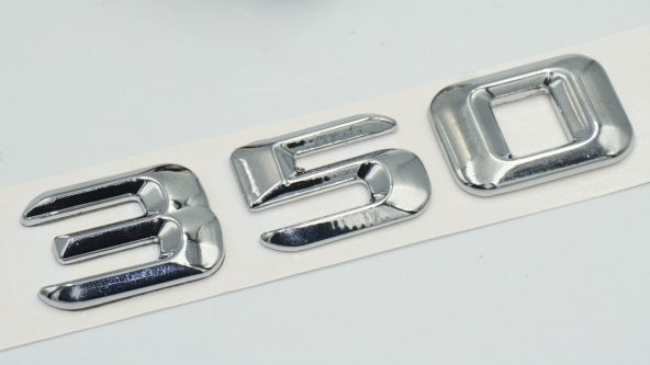 SL 350 Bagaj Krom Metal 3M 3D Yazı Logo - Resim 5