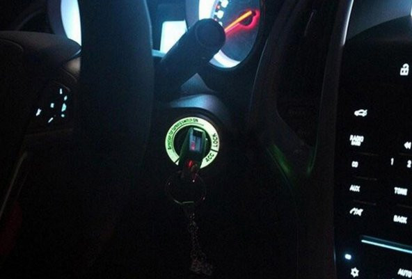 Audi S Line Logo Kontak Girişi Fosforlu Çemberi - 2