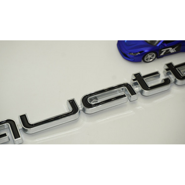 Audi Quattro Ön ızgara Altı Büyük Yazı Logo 42cm - 9