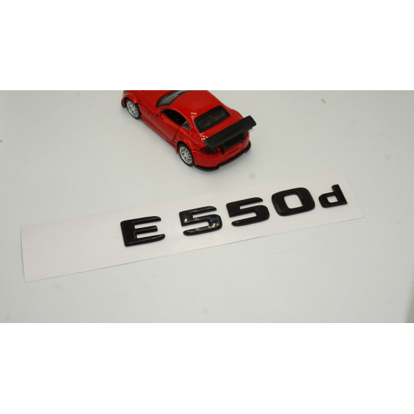 E 550d Bagaj Parlak Siyah ABS 3M 3D Yazı Logo - Resim 2
