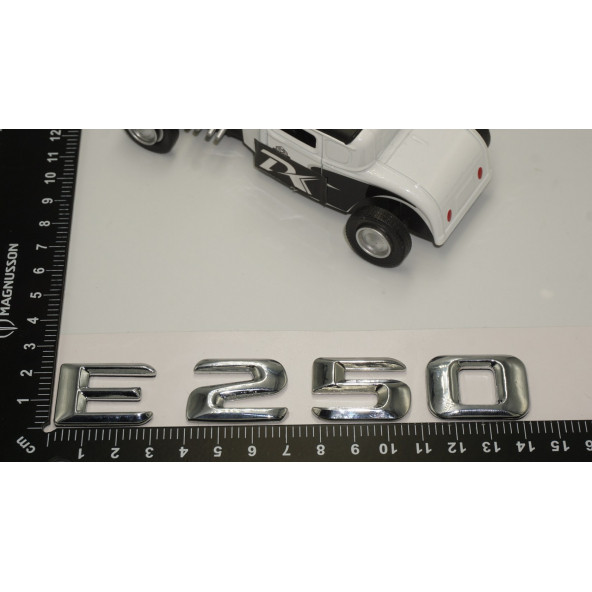 E250 Bagaj Krom Metal 3M 3D Yazı Logo - 5