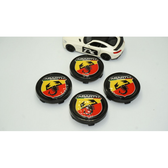 Fiat Abarth Jant Göbeği Kapak Seti 60mm - 2