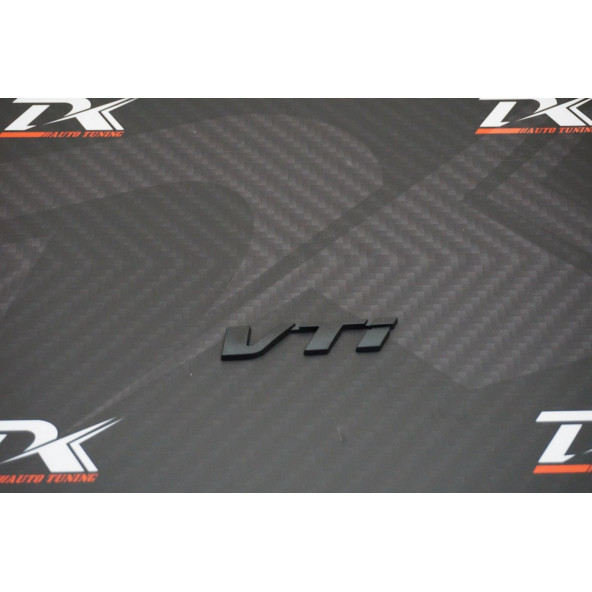 DK Honda VTi Siyah Metal Bagaj 3M 3D Yazı Logo Amblem - 2