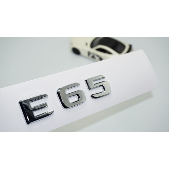 DK Tuning E65 Bagaj Krom ABS 3M 3D Yazı Logo Benz İle Uyumlu