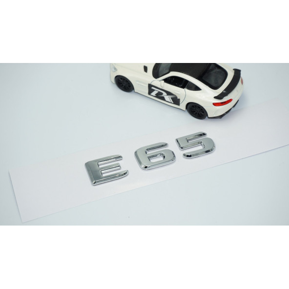 DK Tuning E65 Bagaj Krom ABS 3M 3D Yazı Logo Benz İle Uyumlu - 2