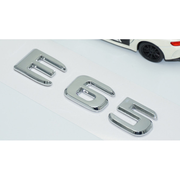 DK Tuning E65 Bagaj Krom ABS 3M 3D Yazı Logo Benz İle Uyumlu - 3