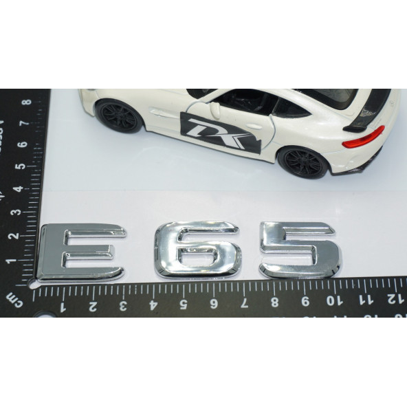 DK Tuning E65 Bagaj Krom ABS 3M 3D Yazı Logo Benz İle Uyumlu - 4