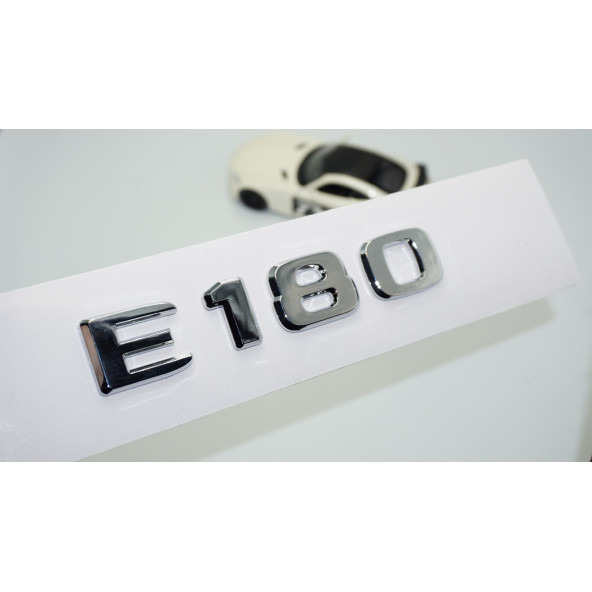 DK Tuning E180 Bagaj Krom ABS 3M 3D Yazı Logo Benz İle Uyumlu