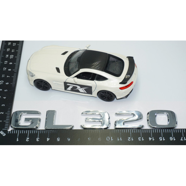 DK Tuning GL320 Bagaj Krom ABS 3M 3D Yazı Logo Benz İle Uyumlu - 4