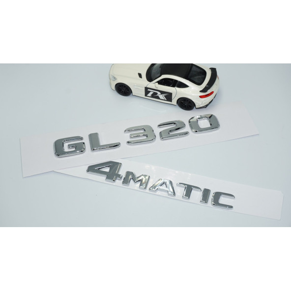 DK Tuning GL320 4Matic Bagaj Krom ABS Yazı Logo Benz İle Uyumlu - 2