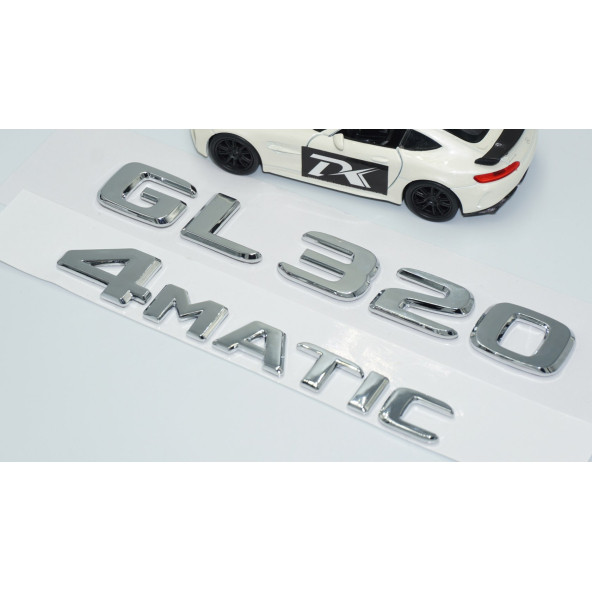 DK Tuning GL320 4Matic Bagaj Krom ABS Yazı Logo Benz İle Uyumlu - 3