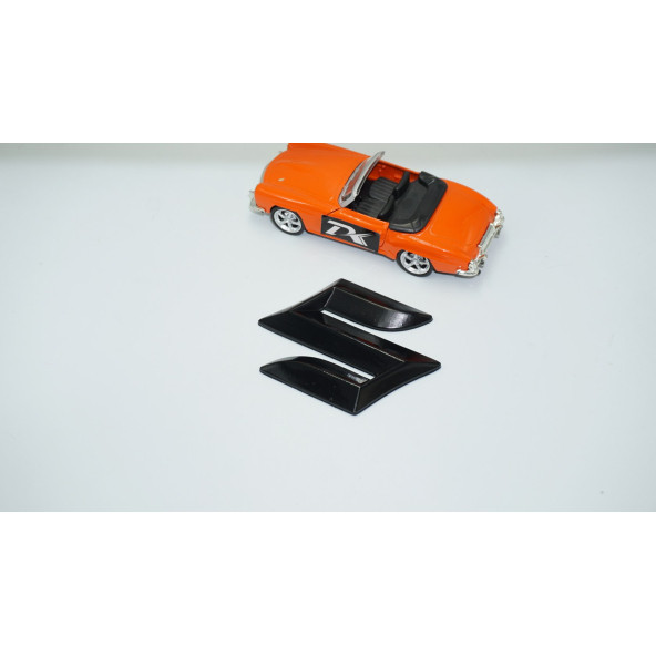 DK Tuning Suzuki Swift Vitara SX4 Bagaj Siyah ABS Logo Amblem - 2