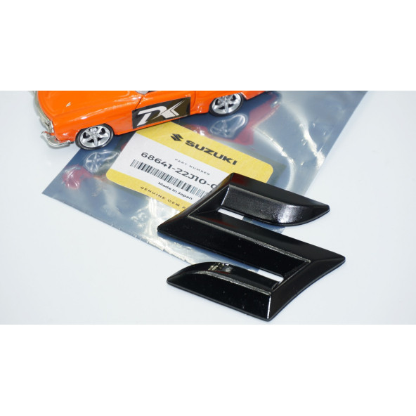 DK Tuning Suzuki Swift Vitara SX4 Bagaj Siyah ABS Logo Amblem - 5