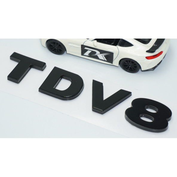 DK Tuning Land Rover Range Rover TDV8 Parlak Siyah Bagaj Yazı Logo - 3