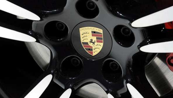 PORSCHE SİYAH JANT GÖBEĞİ KAPAK SETİ 65mm - 6