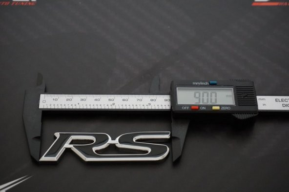 Ford RS Krom Metal 3M 3D Bagaj Logo Amblem - 3