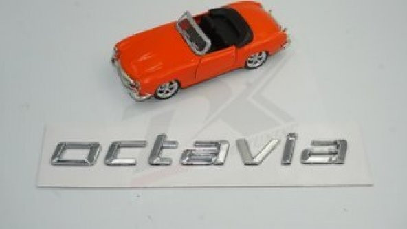 Skoda Octavia 2007-2017 Yeni Nesil Bagaj Krom ABS 3M 3D Yazı Logo - 2