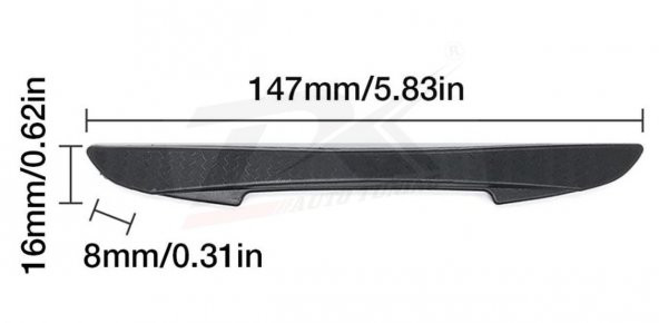 Suzuki Logo Kapı Kenarı Koruma Kauçuk 3M Band - 3