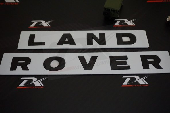 Land Rover Kaput Ve Bagaj Yazı Orjinal Ürün - Resim 6