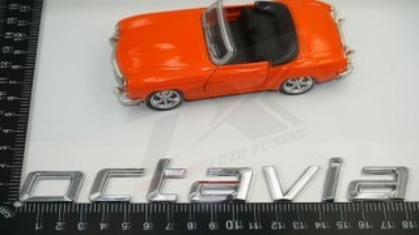 Skoda Octavia 2007-2017 Yeni Nesil Bagaj Krom ABS 3M 3D Yazı Logo - 7