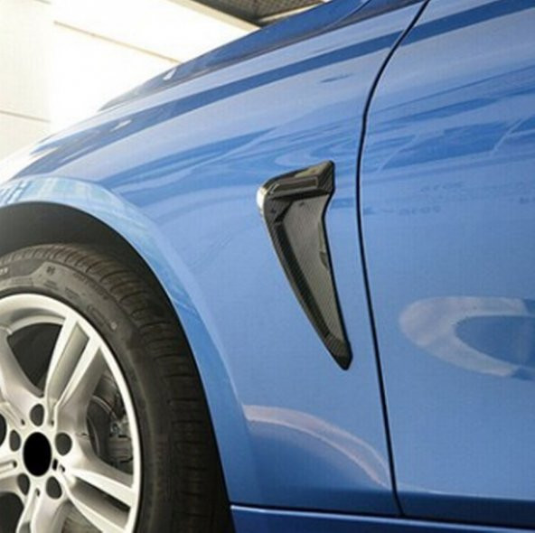 Bmw X Drive Shark Yan Çamurluk 3M Hava Akış Air Flow Set - 9