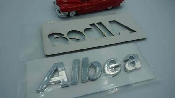 Fiat Albea Bagaj Yazı Logo Amblem 3M 3D - 7