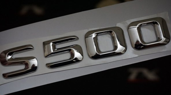 S500 Bagaj Krom Metal 3M 3D Yazı Logo ürün görseli 1
