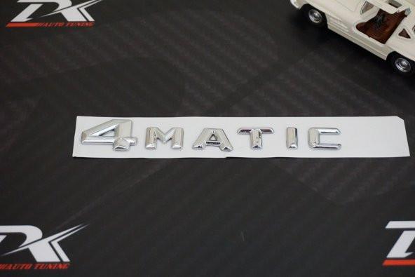 4 Matic Bagaj Krom Metal 3M 3D Yazı Logo - 2