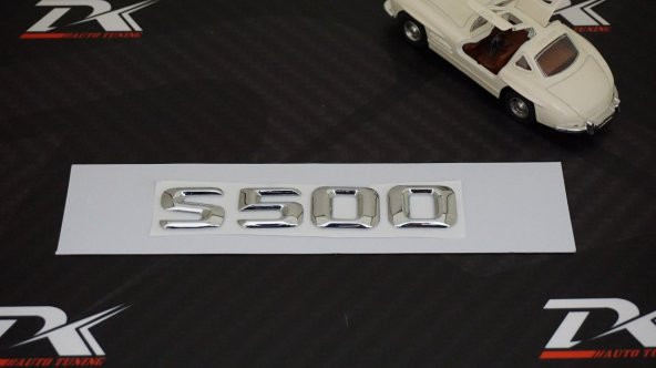 S500 Bagaj Krom Metal 3M 3D Yazı Logo - Resim 3